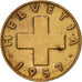 Munten, Zwitserland, Rappen, 1957, Bern, ZF+, Bronze, KM:46