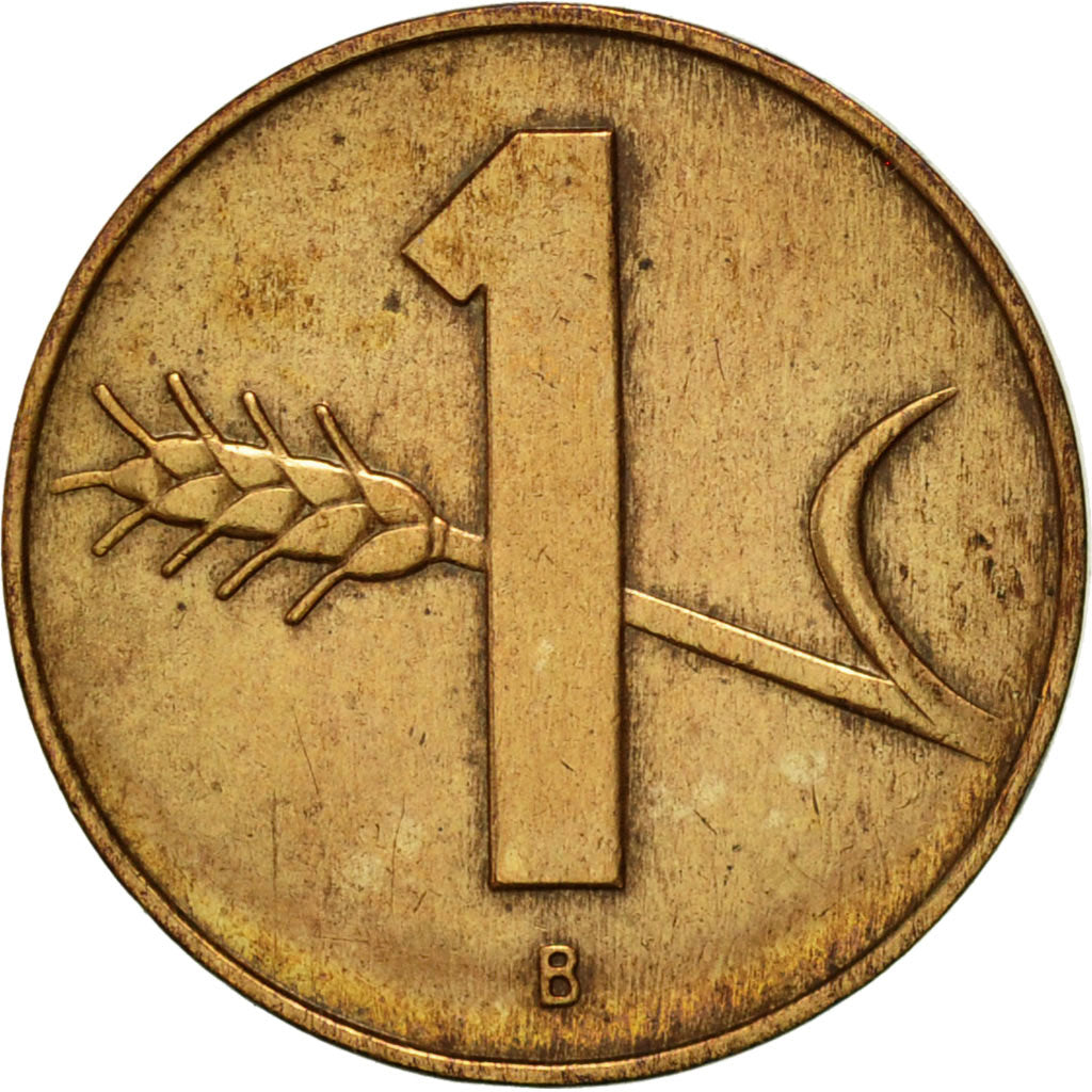 Munten, Zwitserland, Rappen, 1957, Bern, ZF+, Bronze, KM:46