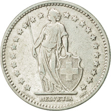 Coin, Switzerland, 2 Francs, 1914, Bern, AU(50-53), Silver, KM:21