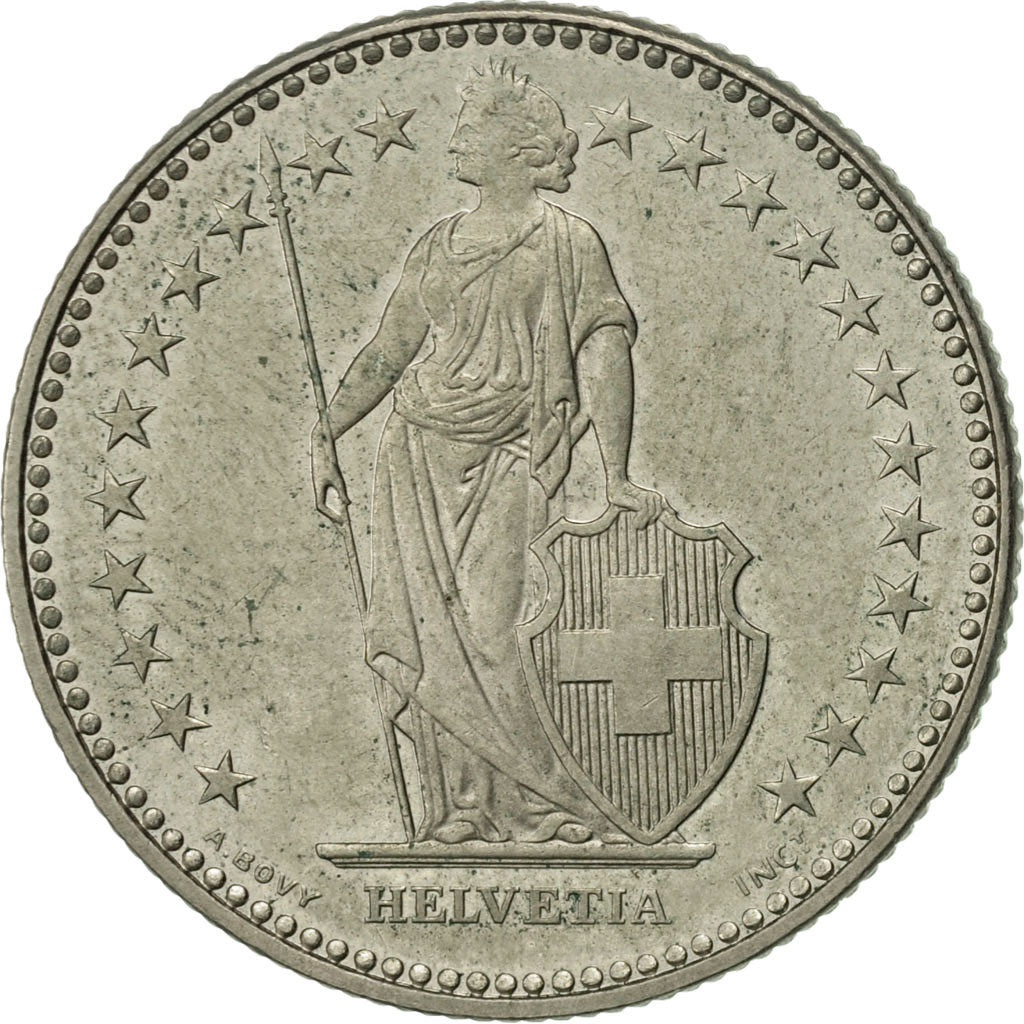 Monnaie, Suisse, 2 Francs, 1985, Bern, TTB+, Copper-nickel, KM:21a.3