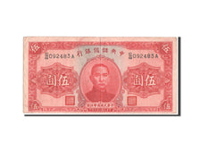 Billet, Chine, 5 Yüan, 1940, TTB