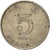 Coin, Hong Kong, Elizabeth II, 5 Dollars, 1993, EF(40-45), Copper-nickel, KM:65
