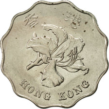 Hong Kong, 2 Dollars, 1997, AU(55-58), Copper-nickel, KM:76