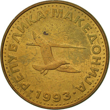 Coin, Macedonia, 50 Deni, 1993, EF(40-45), Brass, KM:1