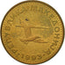 Coin, Macedonia, 50 Deni, 1993, EF(40-45), Brass, KM:1