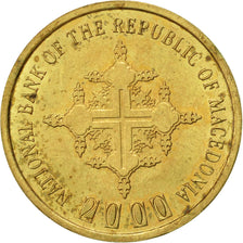 Münze, Mazedonien, Denar, 2000, SS, Bronze, KM:9
