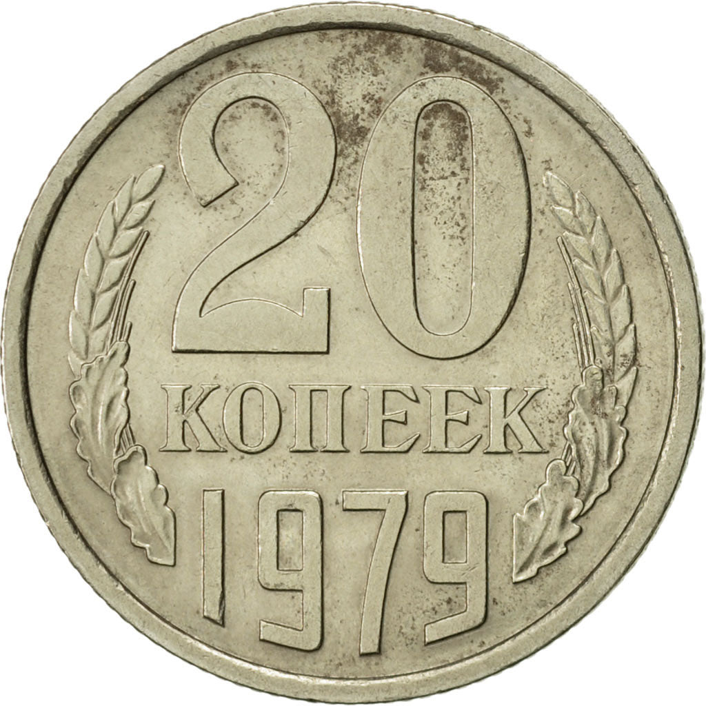 Monnaie, Russie, 20 Kopeks, 1979, Saint-Petersburg, SUP, Copper-Nickel-Zinc