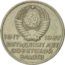 Russia, 20 Kopeks, 1967, Saint-Petersburg, AU(55-58), Copper-Nickel-Zinc, KM:138