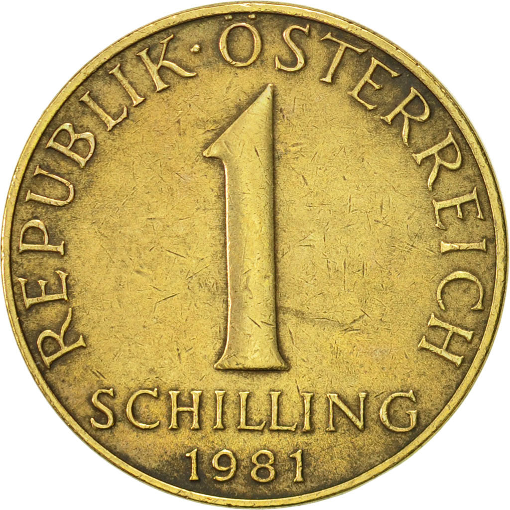 Coin, Austria, Schilling, 1981, AU(50-53), Aluminum-Bronze, KM:2886