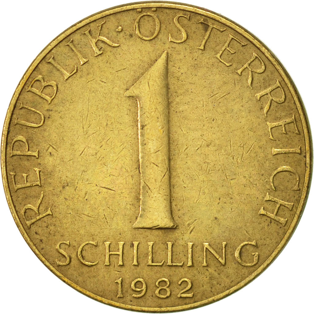 Coin, Austria, Schilling, 1982, AU(50-53), Aluminum-Bronze, KM:2886