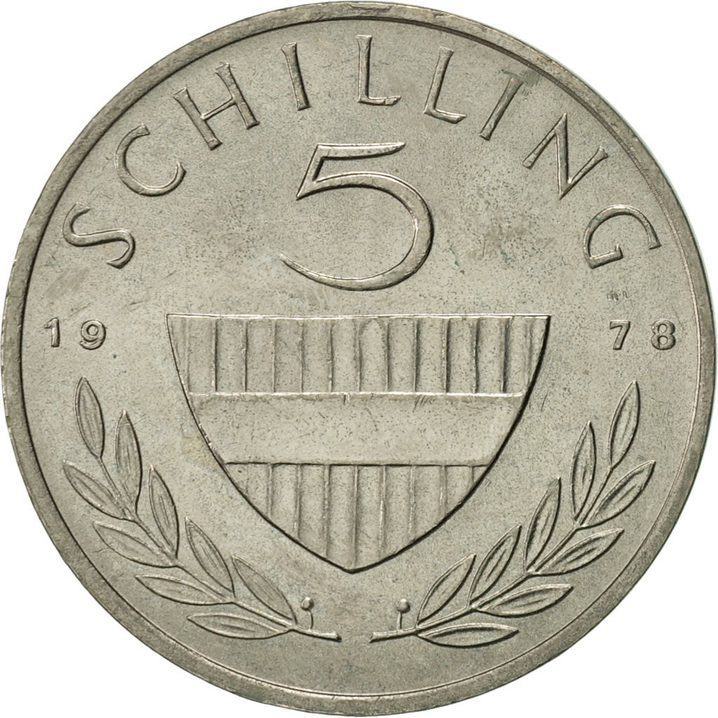 Coin, Austria, 5 Schilling, 1978, AU(55-58), Copper-nickel, KM:2889a
