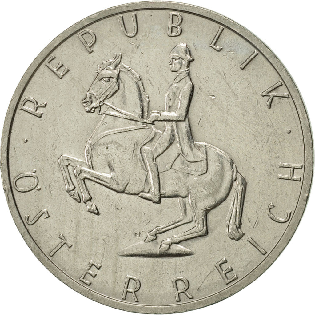 Coin, Austria, 5 Schilling, 1985, AU(55-58), Copper-nickel, KM:2889a