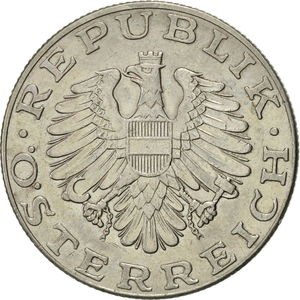 Coin, Austria, 10 Schilling, 1983, AU(55-58), Copper-Nickel Plated Nickel