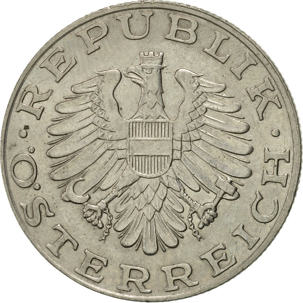 Coin, Austria, 10 Schilling, 1984, AU(55-58), Copper-Nickel Plated Nickel