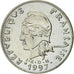 New Caledonia, 20 Francs, 1997, Paris, AU(55-58), Nickel, KM:12