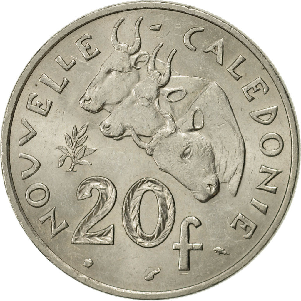 Monnaie, Nouvelle-Calédonie, 20 Francs, 1977, Paris, TTB+, Nickel, KM:12