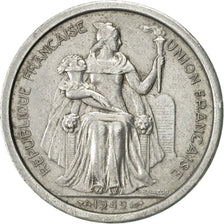 Monnaie, Nouvelle-Calédonie, 2 Francs, 1949, Paris, TTB+, Aluminium, KM:3