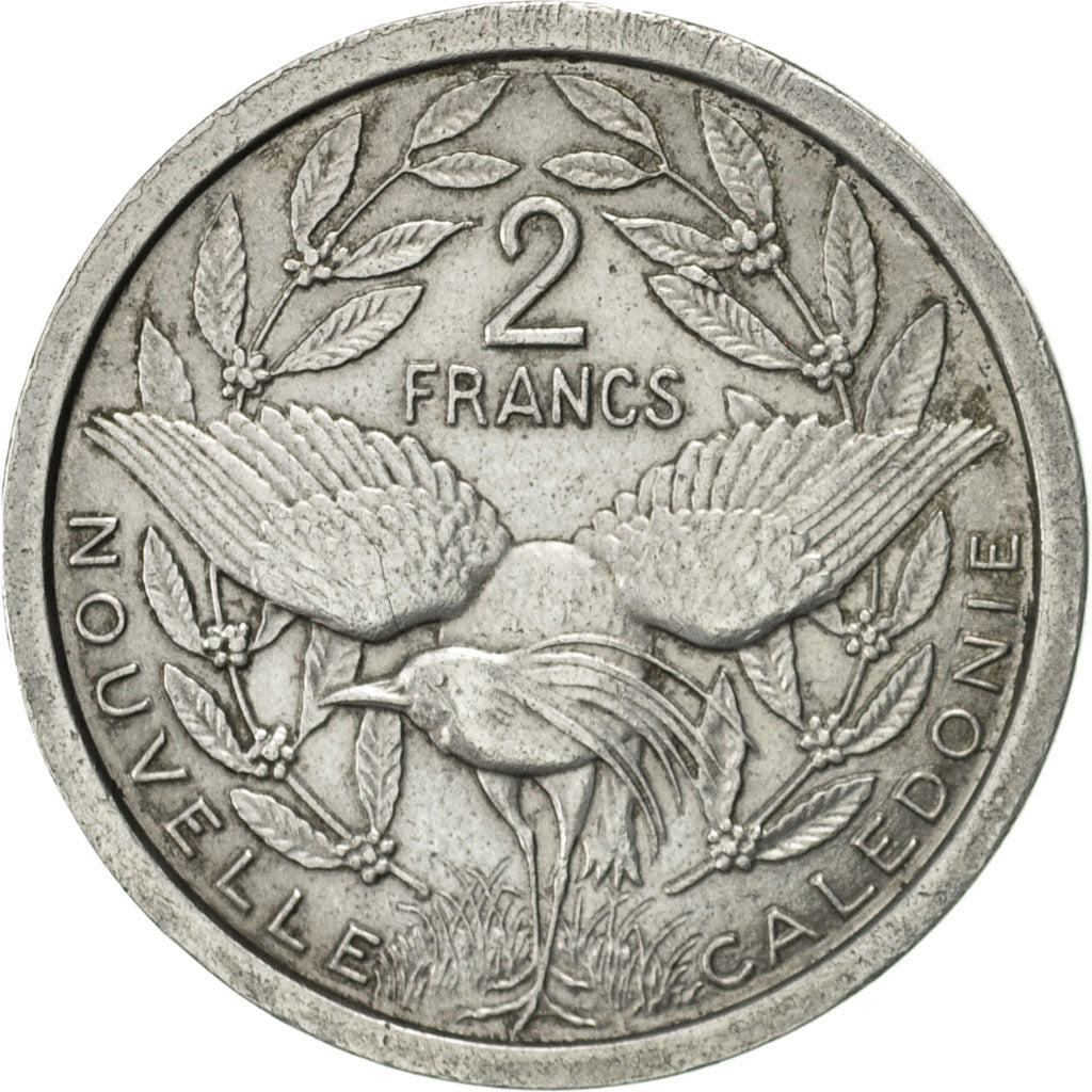 Münze, Neukaledonien, 2 Francs, 1949, Paris, SS+, Aluminium, KM:3
