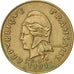 Coin, New Caledonia, 100 Francs, 1991, Paris, AU(50-53), Nickel-Bronze, KM:15