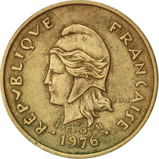 Coin, New Caledonia, 100 Francs, 1976, Paris, AU(50-53), Nickel-Bronze, KM:15