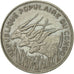 República del Congo, 100 Francs, 1971, Paris, MBC+, Níquel, KM:1