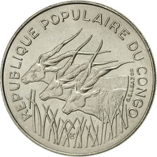 Repubblica del Congo, 100 Francs, 1983, Paris, SPL-, Nichel, KM:2
