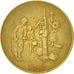 Munten, West Afrikaanse Staten, 10 Francs, 1987, Paris, FR+, Aluminum-Bronze