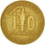 Moneda, Estados del África Occidental, 10 Francs, 1987, Paris, BC+, Aluminio -