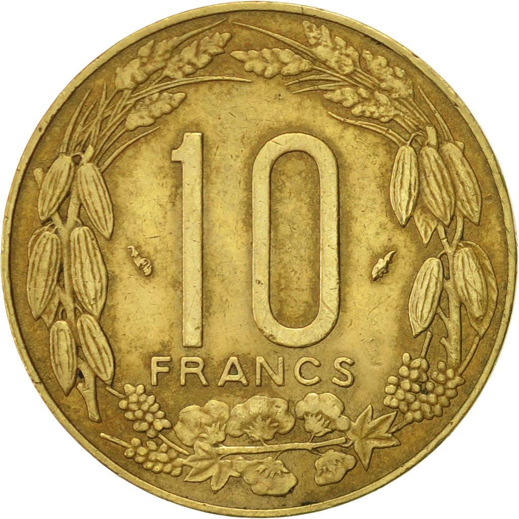 Monnaie, États de l'Afrique centrale, 10 Francs, 1982, Paris, TTB