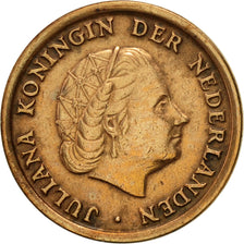 Coin, Netherlands, Juliana, Cent, 1953, AU(50-53), Bronze, KM:180