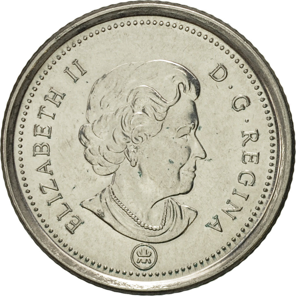 Coin, Canada, Elizabeth II, 10 Cents, 2008, Royal Canadian Mint, Winnipeg