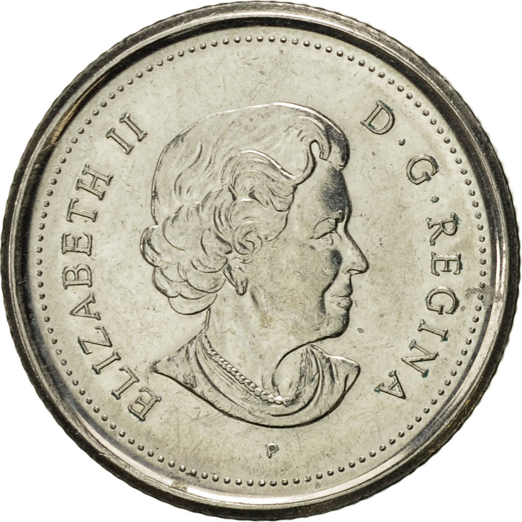 Monnaie, Canada, Elizabeth II, 10 Cents, 2004, Royal Canadian Mint, SUP, Nickel