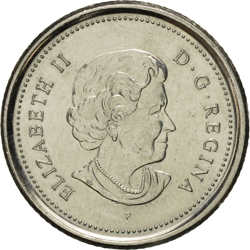 Monnaie, Canada, Elizabeth II, 10 Cents, 2005, Royal Canadian Mint, SUP, Nickel