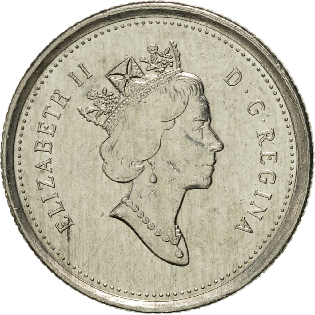 Coin, Canada, Elizabeth II, 10 Cents, 2000, Royal Canadian Mint, Ottawa