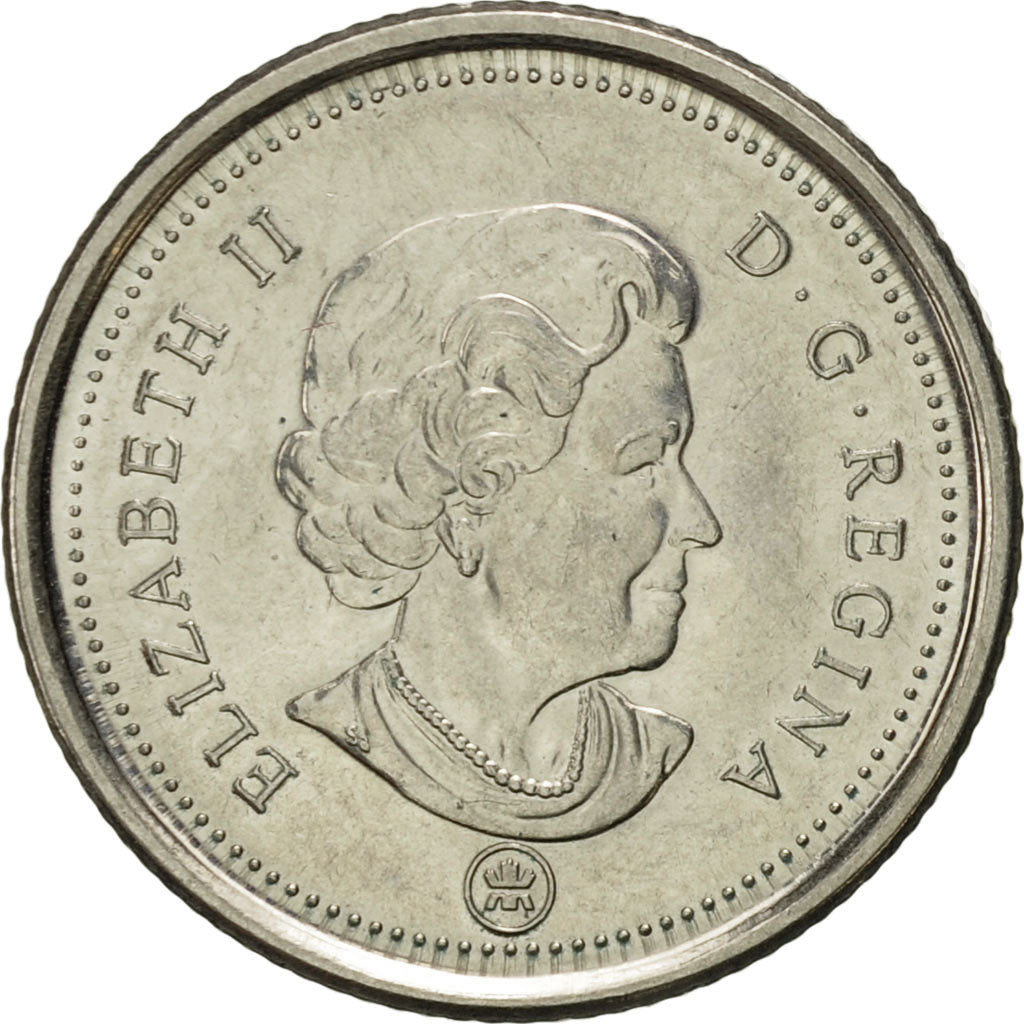 Coin, Canada, Elizabeth II, 10 Cents, 2007, Royal Canadian Mint, Winnipeg