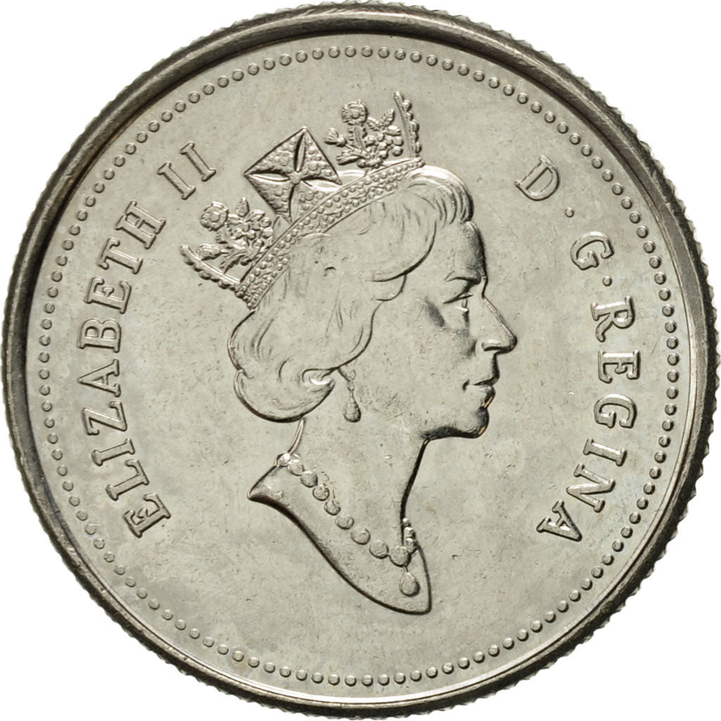 Coin, Canada, Elizabeth II, 10 Cents, 1993, Royal Canadian Mint, Ottawa