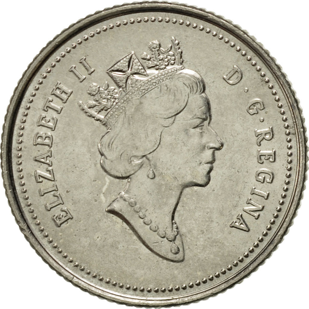 Coin, Canada, Elizabeth II, 10 Cents, 1992, Royal Canadian Mint, Ottawa