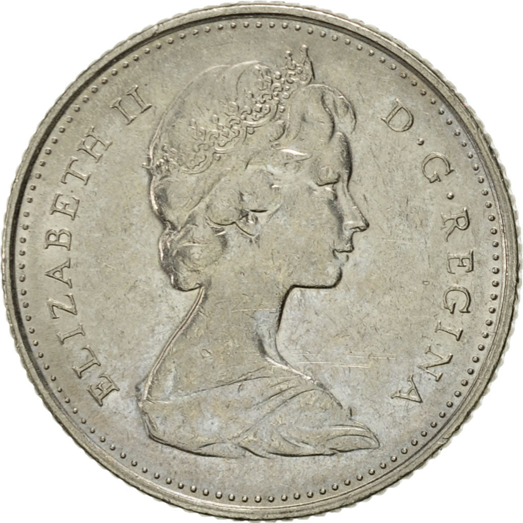 Coin, Canada, Elizabeth II, 10 Cents, 1976, Royal Canadian Mint, Ottawa