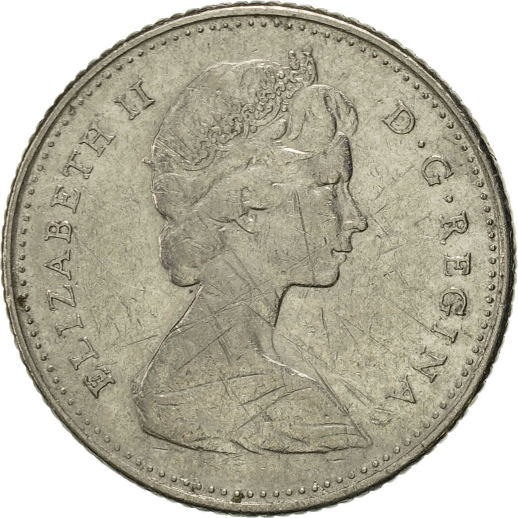 Coin, Canada, Elizabeth II, 10 Cents, 1971, Royal Canadian Mint, Ottawa