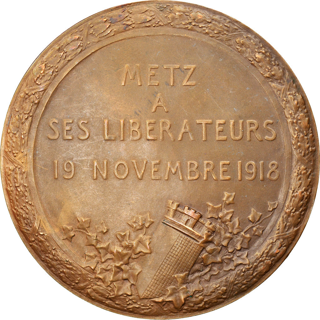 France, Medal, Libération de Metz, Politics, Society, War, 1918, Hannaux