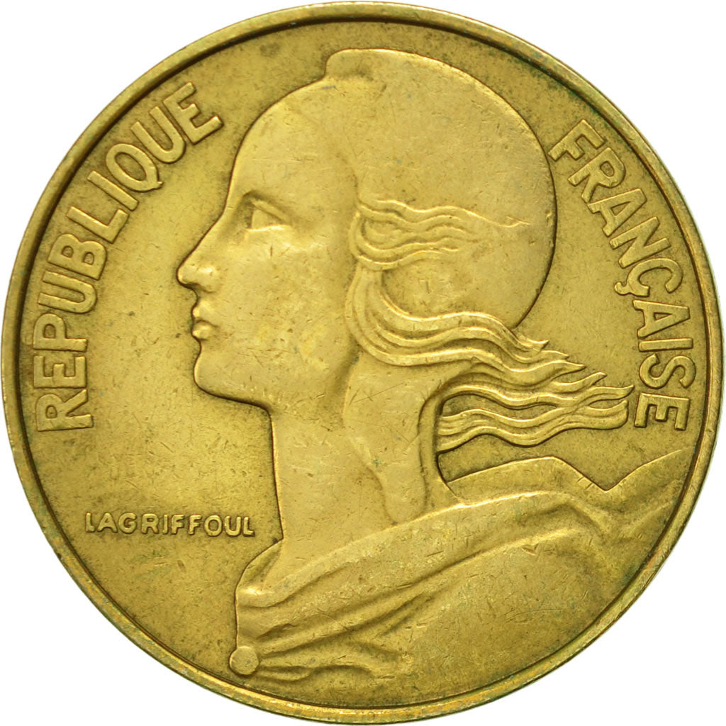 Munten, Frankrijk, Marianne, 20 Centimes, 1973, Paris, PR, Aluminum-Bronze