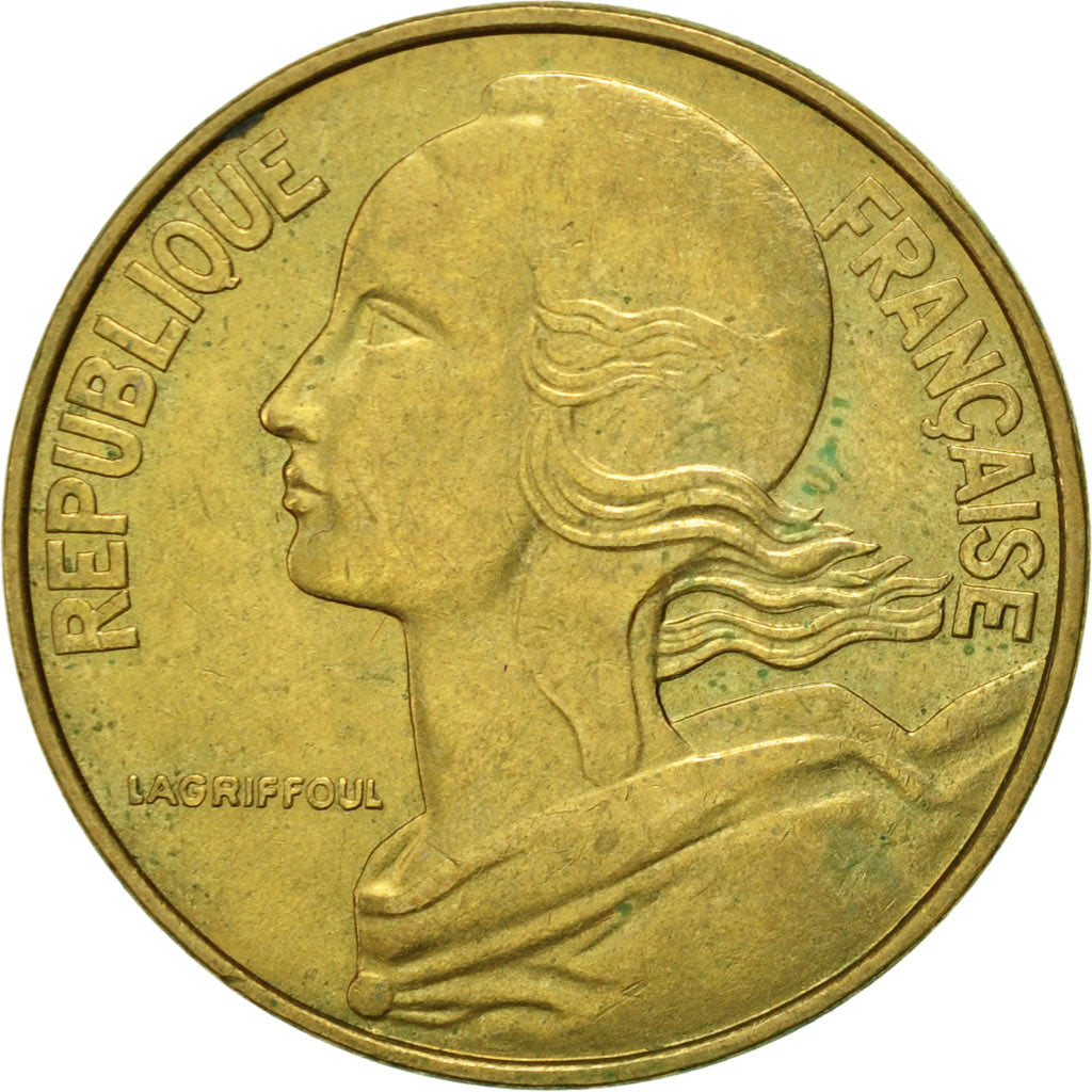 Moneta, Francja, Marianne, 20 Centimes, 1979, Paris, AU(55-58), Aluminium-Brąz