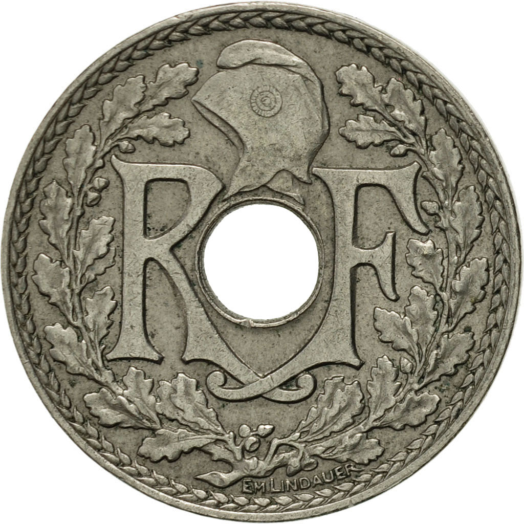 Münze, Frankreich, Lindauer, 10 Centimes, 1934, Paris, VZ, Copper-nickel