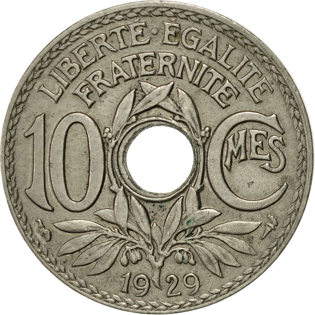Francia, Lindauer, 10 Centimes, 1929, Paris, SPL-, Rame-nichel, KM:866a