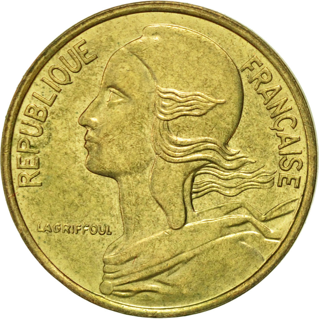 Coin, France, Marianne, 5 Centimes, 1990, Paris, AU(55-58), Aluminum-Bronze