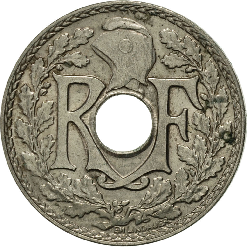 Coin, France, Lindauer, 5 Centimes, 1934, Paris, AU(50-53), Copper-nickel