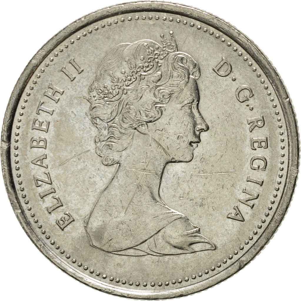 Moneta, Canada, Elizabeth II, 25 Cents, 1986, Royal Canadian Mint, Ottawa