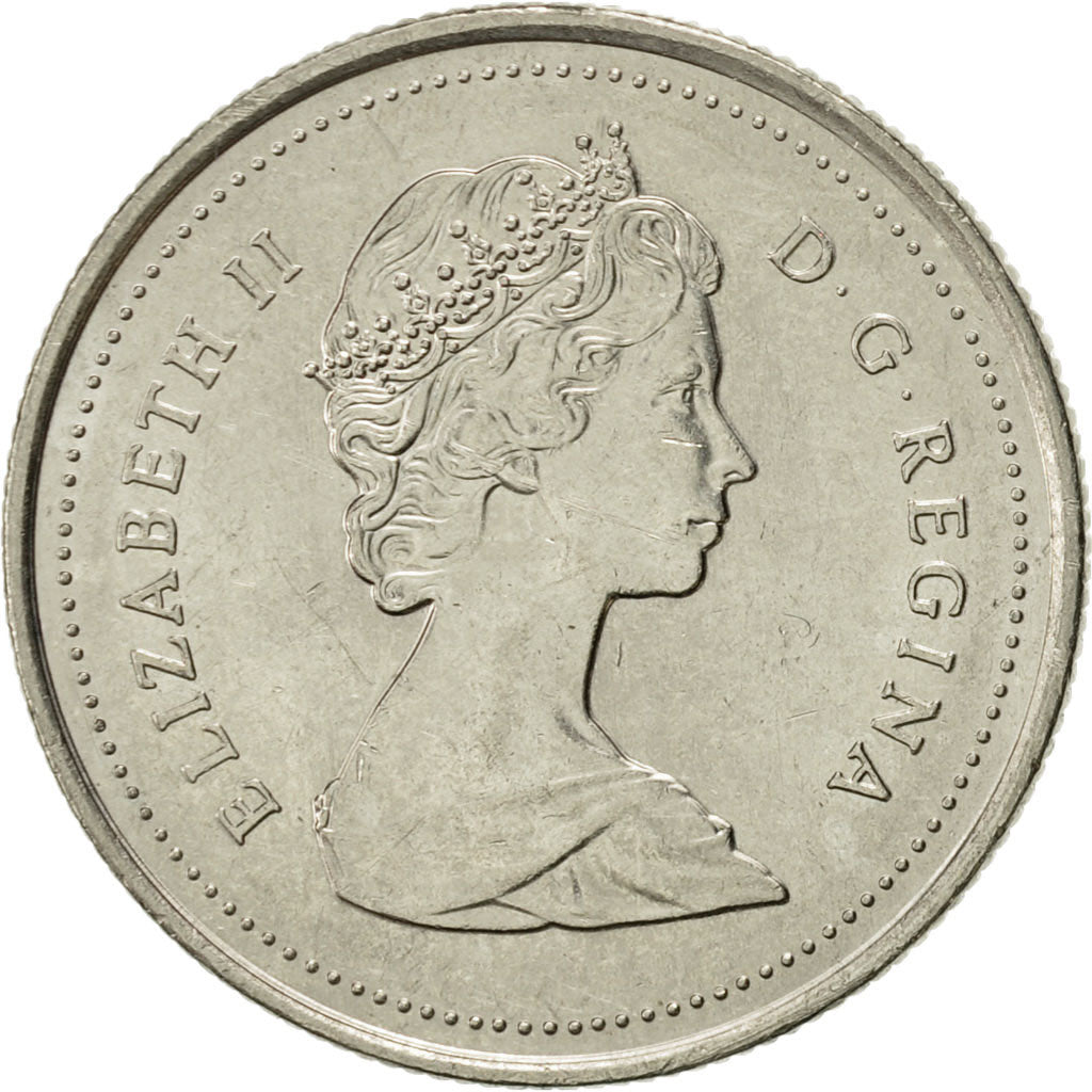 Monnaie, Canada, Elizabeth II, 25 Cents, 1989, Royal Canadian Mint, Ottawa, SUP
