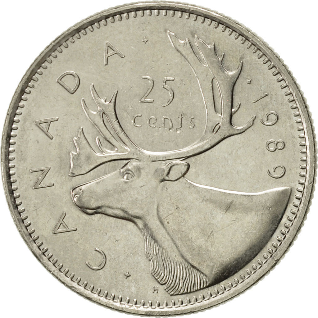 Monnaie, Canada, Elizabeth II, 25 Cents, 1989, Royal Canadian Mint, Ottawa, SUP