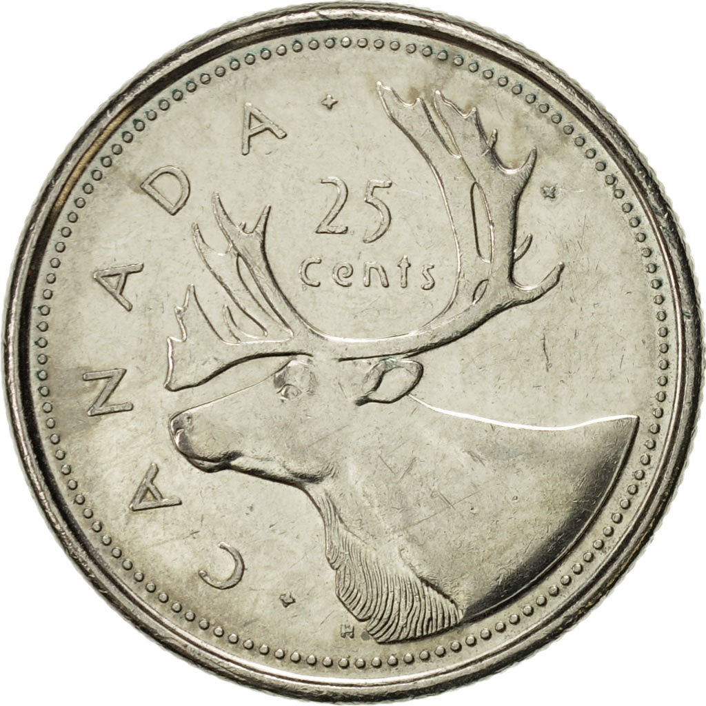 Coin, Canada, Elizabeth II, 25 Cents, 2002, Royal Canadian Mint, AU(55-58)